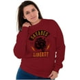 thumbnail image 4 of Liberty Protect Defend Freedom 1776 Sweatshirt for Men or Women Brisco Brands 5X, 4 of 6