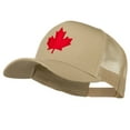 thumbnail image 2 of Canada's Maple Leaf Embroidered Mesh Back Cap - Khaki OSFM, 2 of 5