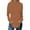 Brick Red, variant on Mock Turtleneck Tops for Women, Women's Casual Long Sleeve Tunic Tops Loose Round Neck T Shirt Thumb Hole Curved Hem Tops Tunic Sweaters To Wear with Leggings Blackish Green XL