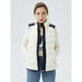 thumbnail image 3 of Orolay Women's Casual Fleece Down Vest Warm Outwear Shaggy Shearling Vest with Stand Collar, 3 of 5