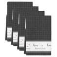 thumbnail image 2 of Black Plaid Kitchen Towels Set of 4, Vintage Live Love Laugh Star Love Heart Absorbent Dish Towels for Kitchen, Microfiber Hand Towel, Quick Drying Tea Towel for Cleaning Decorative Dishcloths, 2 of 7