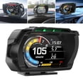 thumbnail image 1 of Tacómetro Temperatura Del Pantalla Frontal Coche Alarma Exceso Velocidad Medidor Aceite, 1 of 9