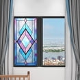 thumbnail image 6 of Geometric Pattern Colorful Window Stickers, PVC Waterproof and Dustproof UV blackout Glass Window Stickers,Static Cling Window Film Non-Adhesive Removable for Home Living Room Window Decals, 6 of 6