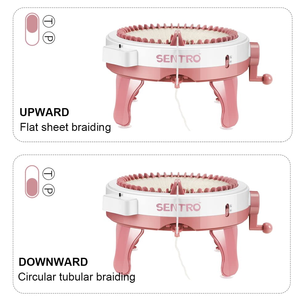 SALYWEE 48 Needle Smart Round Board Rotary Knitting Loom — DIY Creative Wool Weaving Machine for Adults, Children & Beginners