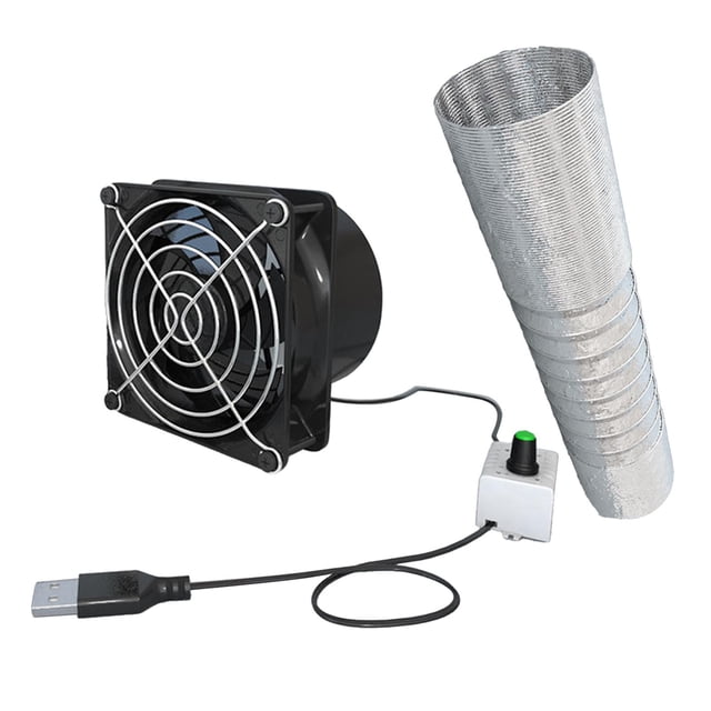 Wall Exhaust Fans Tree Houses Extractor Extractor Fan for Window Attic Office Single Fan 1M Tube