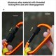 thumbnail image 5 of Cordón con Mosquetón, Gancho de Copa, Accesorio de Escalada, Mochila, de Paracord para Exteriores, Color Naranja., 5 of 5