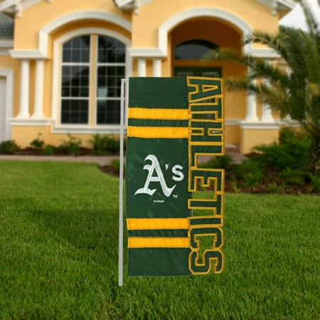 Oakland Athletics 18'' x 10'' Cut-Out Applique Garden Flag - No Size