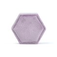 thumbnail image 1 of Caja de anillos YONGSHENG terciopelo hexagonal Premium Vintage Soporte de exhibición doble, 1 of 5