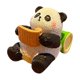 thumbnail image 4 of Figura de panda para decoración del salpicadero del coche, artesanías coleccionables para el coche. Estilo B, 4 of 9