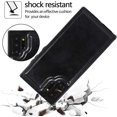 thumbnail image 5 of Design for Samsung Galaxy Note 10 Plus/10+ Wallet Case,PU Leather Phone Cases with Screen Protector Card Holder,Stand Shockproof Flip Protective Cover for Women Men Girls 6.8 inch Black, 5 of 12