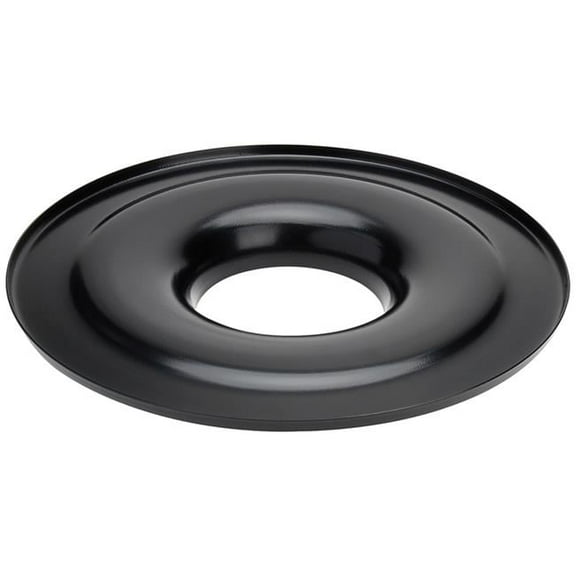 Allstar Performance ALL25957 Air Cleaner Base - Lightweight - 14 in Round - 5-1/8 in Carb Flange - Black Anodized Aluminum