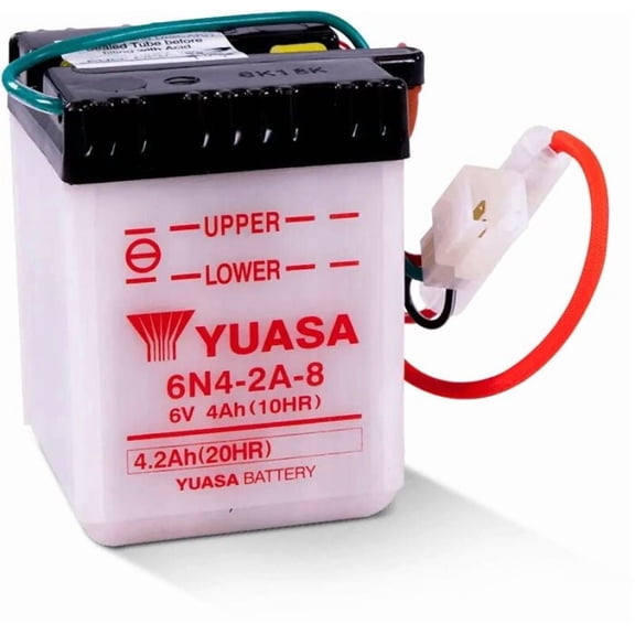 Yuasa YUAM2648A Conventional 6V Battery - 6N4-2A-8