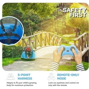 Bumper Buddy Blue 12V 2-Speed Ride on Electric Bumper Car for Kids & Toddlers
