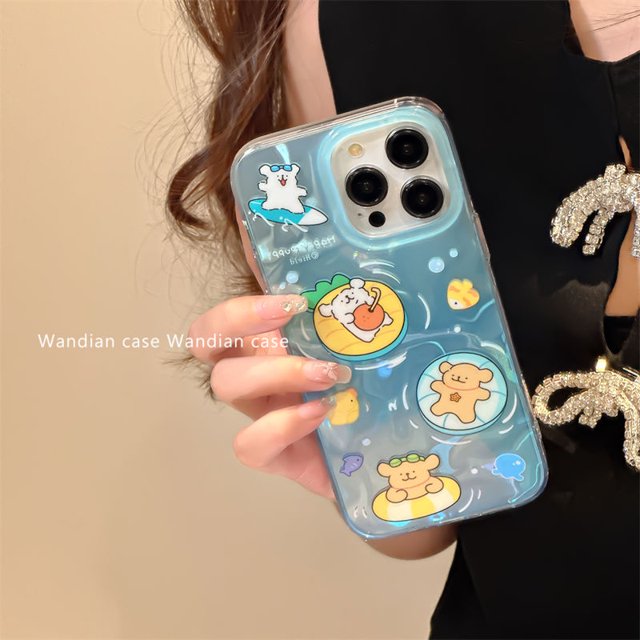 Funda de teléfono Kawaii Crayon Shin-Chan Iphone 15/14/13/12 Pro Max, funda protectora de teléfono de Anime, carcasa suave anticaída, accesorios de regalo