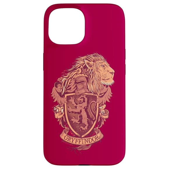 Funda de teléfono Harry Potter Gryffindor Lion Crest iPhone 15