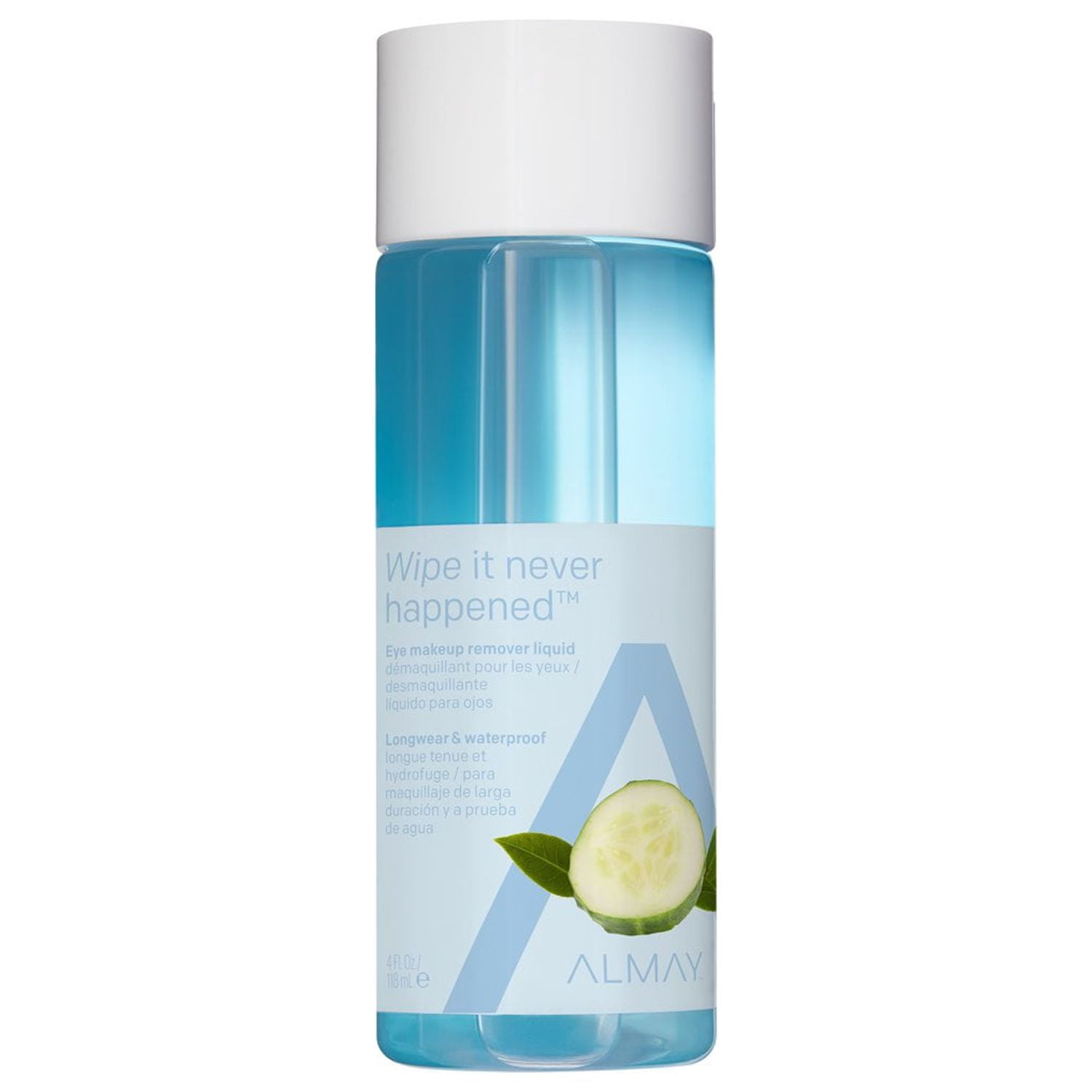 Almay Longwear and Waterproof Eye Makeup Remover Liquid, 4 fl oz
