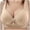 Khaki bras, variant on Full Figure Bras for Women Plus Size Comfort Wireless Seamless Compression Bra Underwear Ladies Elder Daily Push up Bralette