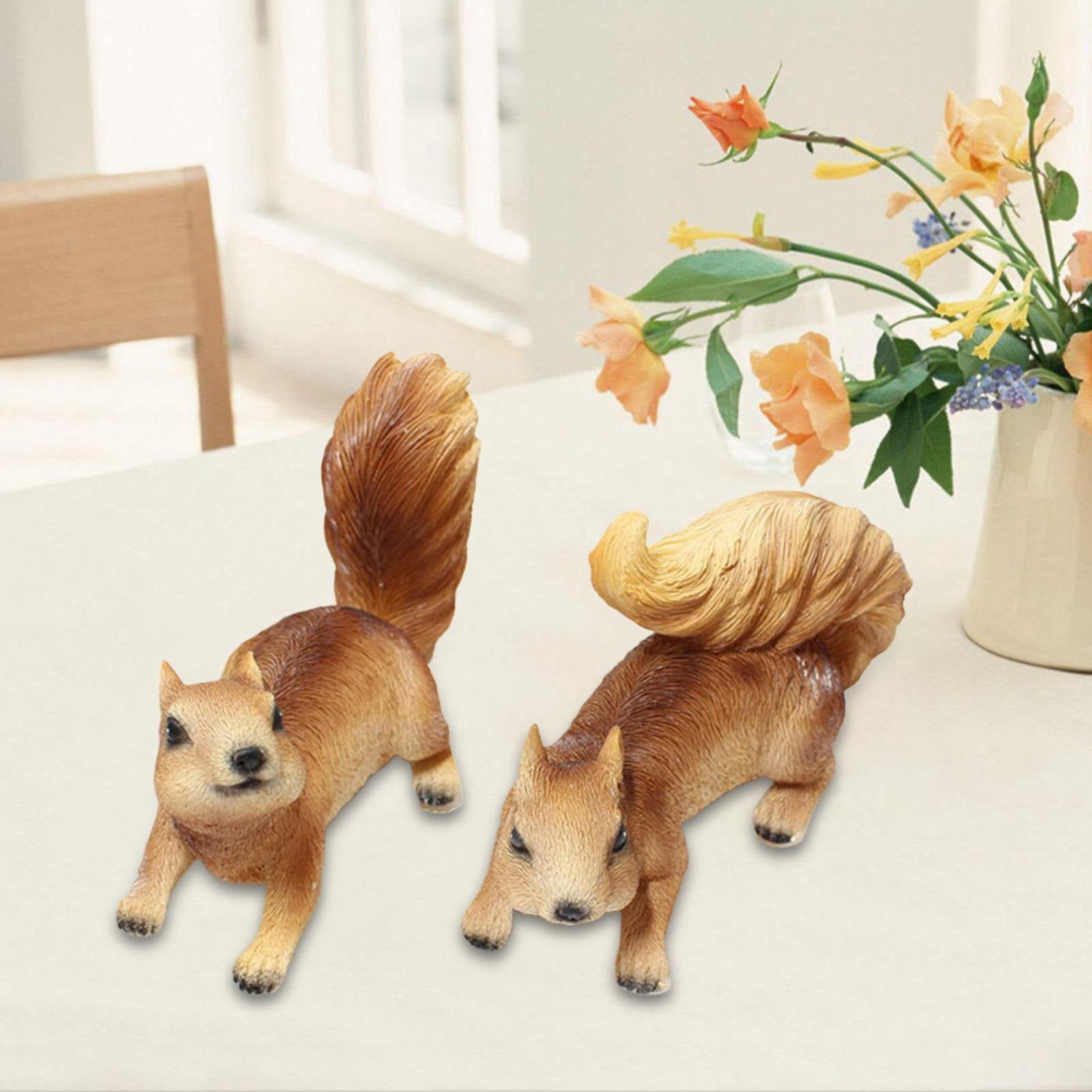Wall hangs,Squirrel Statue Garden Hanging Statue Decoration Outdoor Statue Squirrel Decoration Animal Statue Sculpture Decoration For Tree Courtyard Patio Decoration