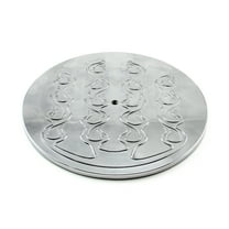 Speedmaster PCE103.1010 14" Aluminum Round Flamed Air Cleaner Top - Polished