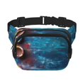 thumbnail image 1 of Fotbe Abstract Colorful Art Supplies Cangurera Cuadrada con Estampado de Doble Capa, Bolsa de Cintura Ajustable Mini para Hombres y Mujeres, 1 of 9