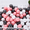 White+Black+Pink, variant on Bibsen Ball Pit Balls for Toddlers, 100 Pack 2.2 inch BPA-Free Crush-Resistant Plastic Balls for Playpen and Kiddie Pool