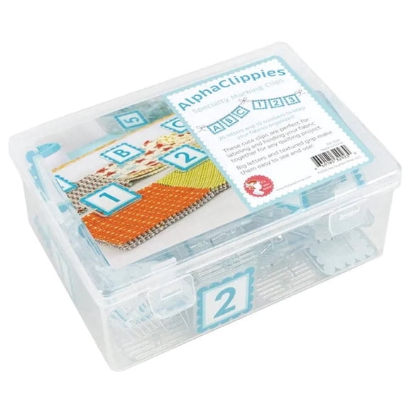 It's Sew Emma AlphaClippies Specialty Marking Clips-26 Letters/10 Numbers