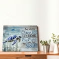 thumbnail image 5 of Sea Turtle Wall Art Turtle Pictures Wall Decor Inspirational Quotes Canvas Painting Print Ocean Artwork Modern Home Decor Framed for Living room Bedroom Bathroom Office 12"X16", 5 of 6