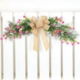 thumbnail image 4 of Pink Easter Door Lintel Decoration Colorful Flower Bows Pendant For Home Holiday Hanging, 4 of 7