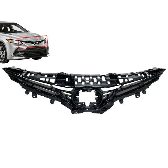 20121 2022 2023 Compatible With Toyota Camry LE XLE Grille Front Bumper Upper Grille