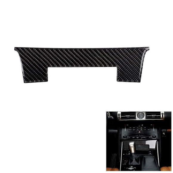 Autocollant Intérieur de Voiture en Fibre de Carbone Doux et Lumineux Décoration Panneau de Console Centrale en Fibre de Carbone pour Lexus IS250 IS350 2013-2017 Protection Auto Voiture Accessoires Intérieurs