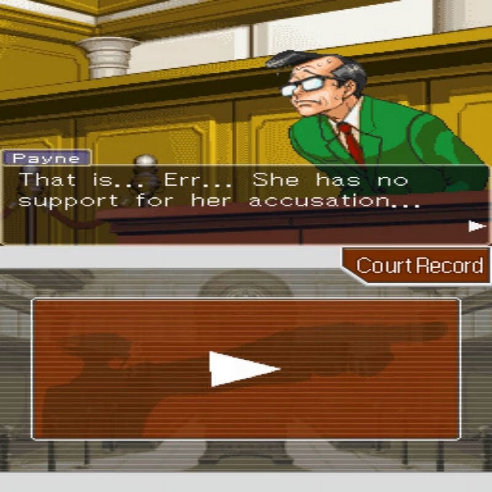 Phoenix Wright: Ace Attorney Trials and Tribulations DS Game