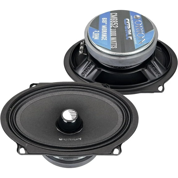 Orion CM6852 Pro Audio Cobalt 5x7/6x8" Midrange Bullet Speakers 1000 Watts Max Power 2 Ohm Car Audio (Pair)