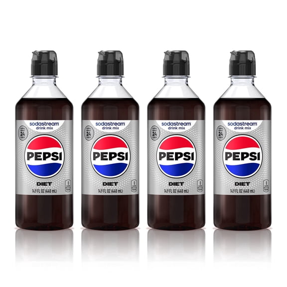 NEW sodastream Diet Pepsi Drink Mix, 4pk