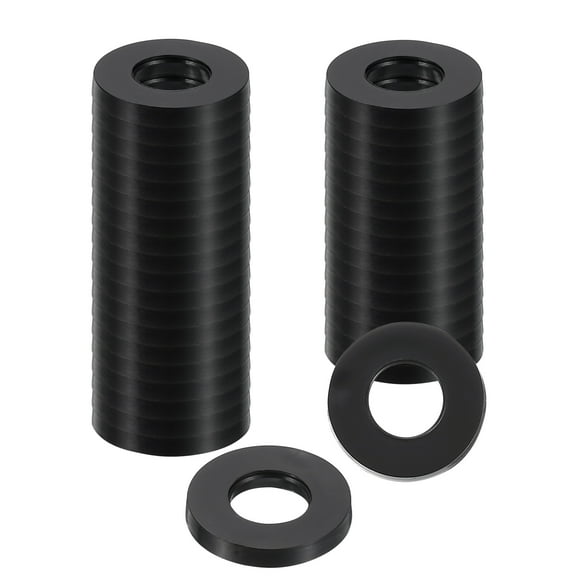 Uxcell 36Pcs Rubber Washers, 5/8 OD x 5/16 ID x 0.09" Thickness Flat Washers