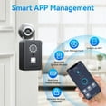 thumbnail image 3 of Smart Fingerprint Key Storage Box Bluetooth Wireless Password Storage Box Safe Security Anti-theft Box, 3 of 7