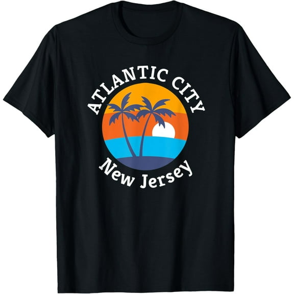 Atlantic City Beach New Jersey Summer Vacation Souvenir T-Shirt