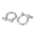 thumbnail image 4 of 10 Pcs Stainless Steel Wire Rope Fastener Bow Shackles 5mm Thread, 4 of 5