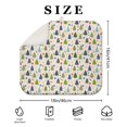 thumbnail image 4 of Multicolor Christmas Tree and Ornament Pattern Dish Drying Mat for Kitchen 1 Pack, Ultra Absorbent Microfiber Dishes Drainer Mats,16x18in(41x46cm), 4 of 6