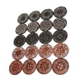 thumbnail image 3 of Decorative Buttons, 20 Pcs Wooden Buttons Pear Wood  For Clothing, 3 of 8