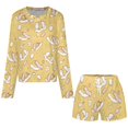 thumbnail image 4 of Gudetama Women Pajamas Set Loungewear Sleepwear 2 Piece PJ Sets, 4 of 7