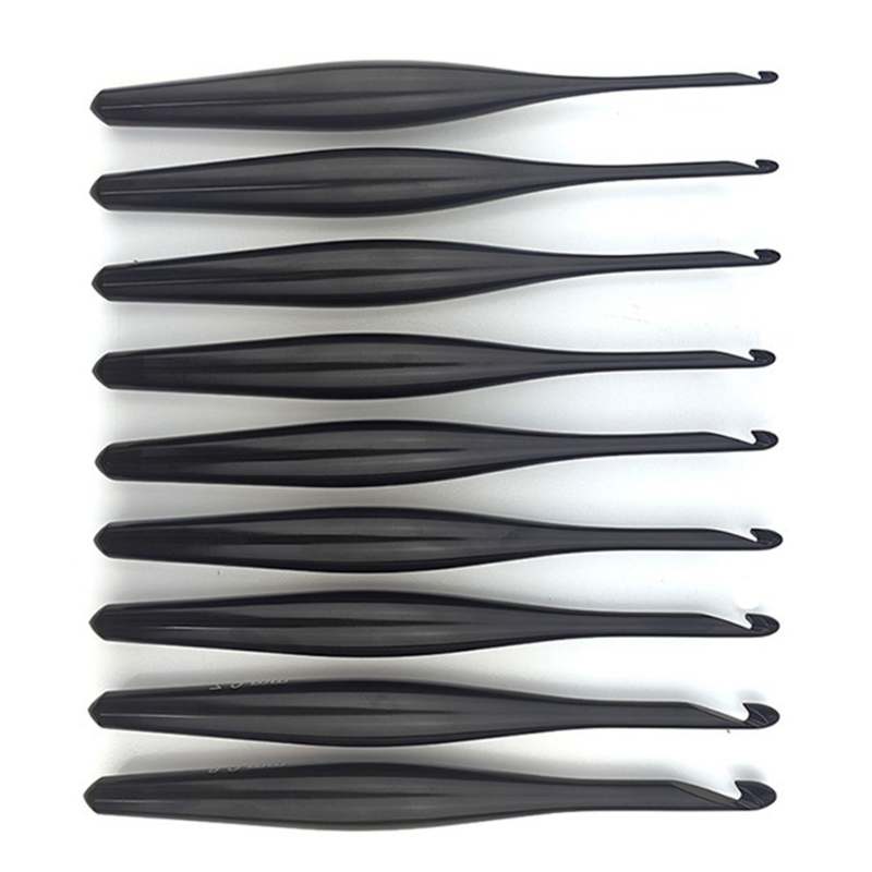 9Pcs Ergonomic Crochet Hook Aluminum Crochet Hook for Knitting Craft 3.5mm-8.0mm