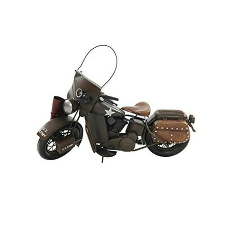 Vintage Motorcycle Model Collectible - 1:17 Scale Iron Harley Davidson Replica
