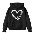 thumbnail image 3 of CAIXIA Toddler Zip Up Hoodies Girls Soft Fall Hooded Sweatshirts Long Sleeve Sun Shirts Clothes for Kids Leopard Bow Graphic Back To School Pullovers Casual Tops with Pocket, 3 of 5