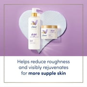 Dove Body Love Age Embrace Daily Use Peptide Serum Women's Body Cleanser, Unscented, 17.5 fl oz