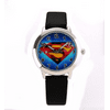 Superman Style Superhero Kids Young Men Ladies Glow-In-The-Dark Hands Wrist Watch-138-SM