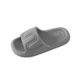 thumbnail image 2 of Viluyesy Mens Slides Slippers, EVA Anti-Slip Quick Dry Shower Bathroom Shoes Casual Comfort Indoor Outdoor Slide Sandals Gray, 2 of 6