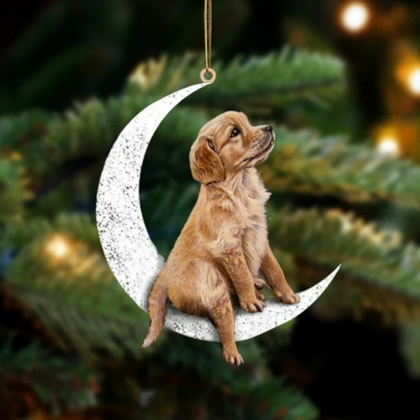 Perros Colgantes Colgantes Para Árboles De Navidad Decoraciones Para Perros Para Mascotas Colgantes Para Colgar En Ventanas O Puertas matsuzay HA042685-08