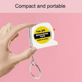 thumbnail image 2 of 50 Pcs Keychain Tape Measure, Functional Pocket Tape Measure, Small Tape Measure Retractable, 3Ft, 2 of 7