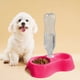 thumbnail image 5 of Comedero doble antideslizante ovalado pequeño para perros y gatos pequeños, con diseño elevado. Platos elevados fáciles de limpiar para una alimentación sin complicaciones. Aestivo | Morado, 5 of 7