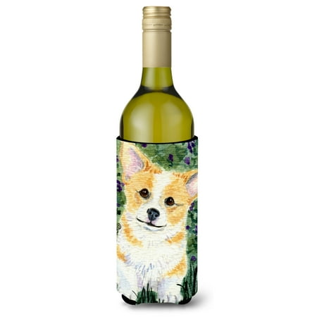 

Caroline s Treasures SS8854LITERK Corgi Wine Bottle Hugger Wine Bottle multicolor